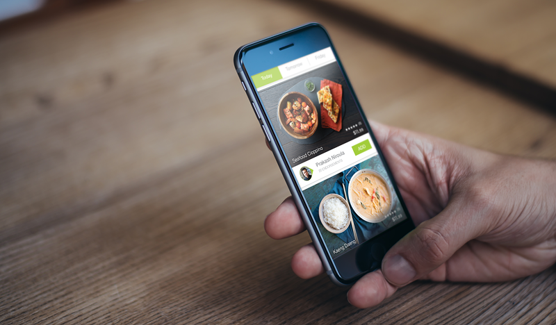 Lish mobile app menu displayed on a smartphone