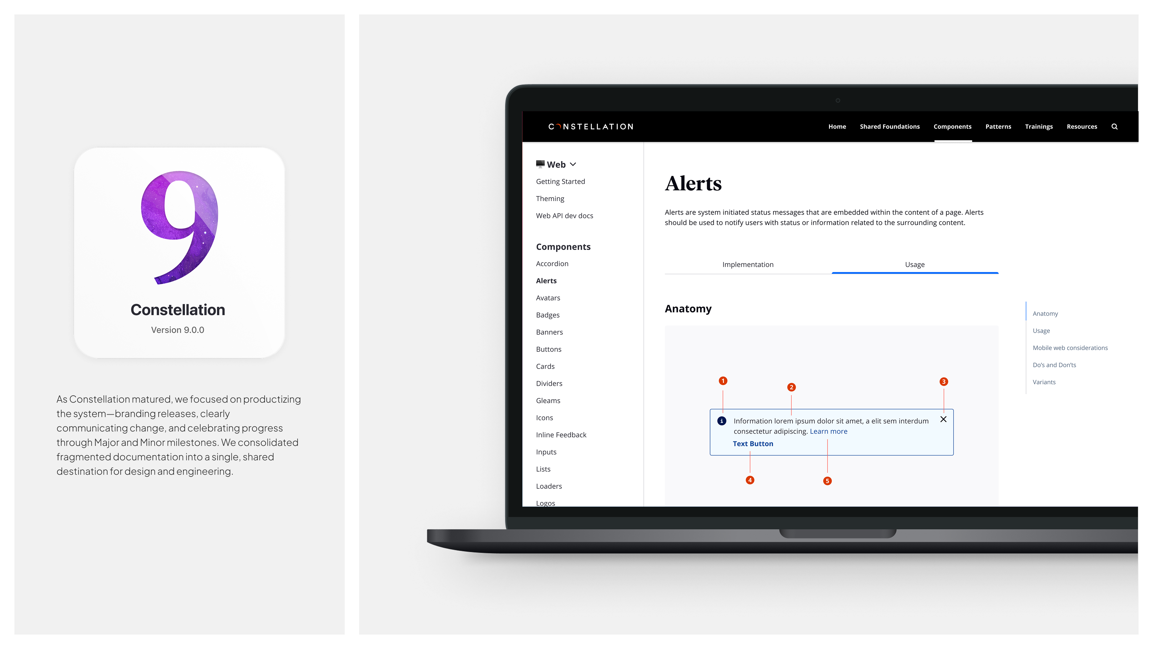 Zillow design system case study slide 17