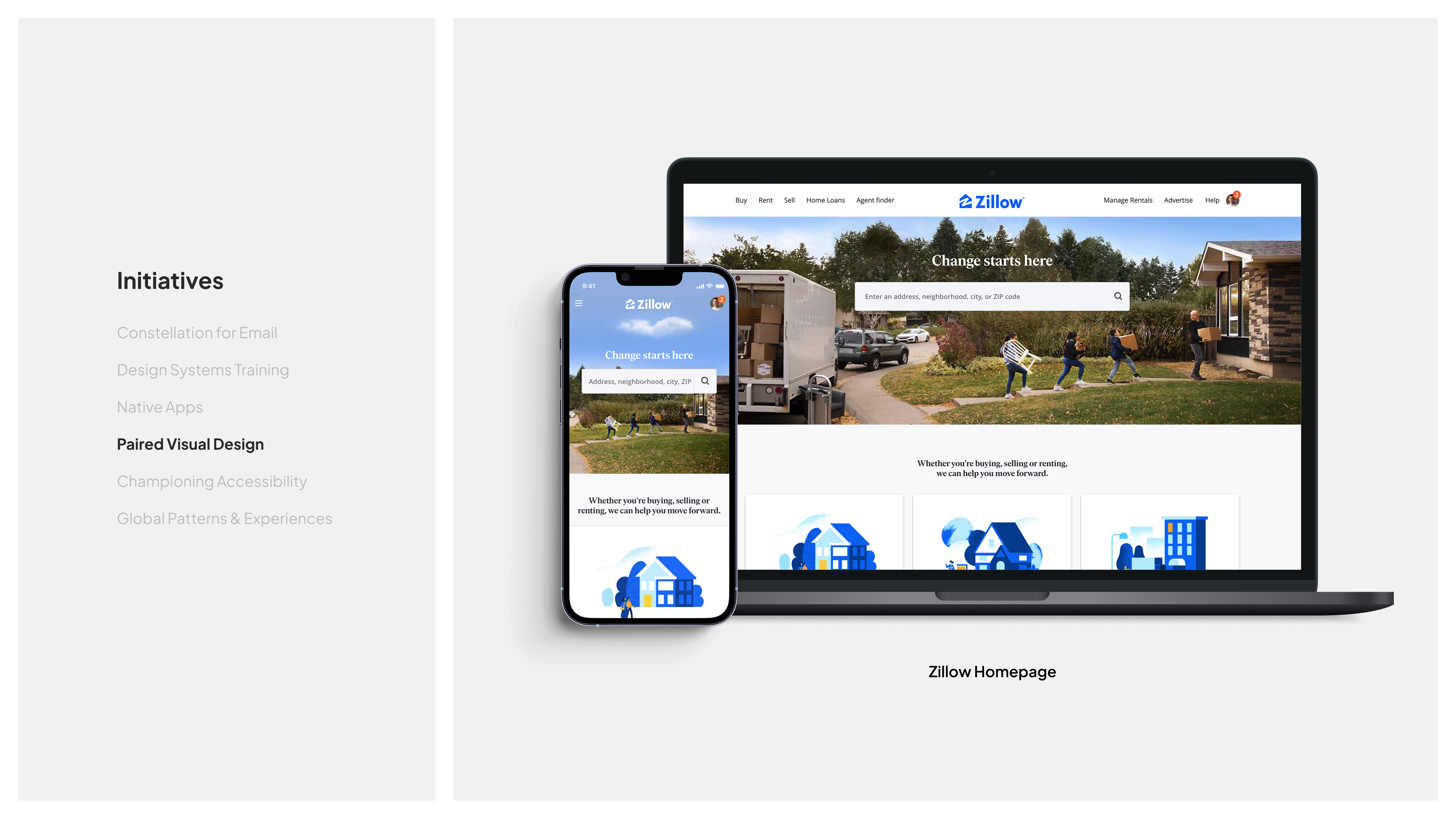 Zillow design system case study slide 22