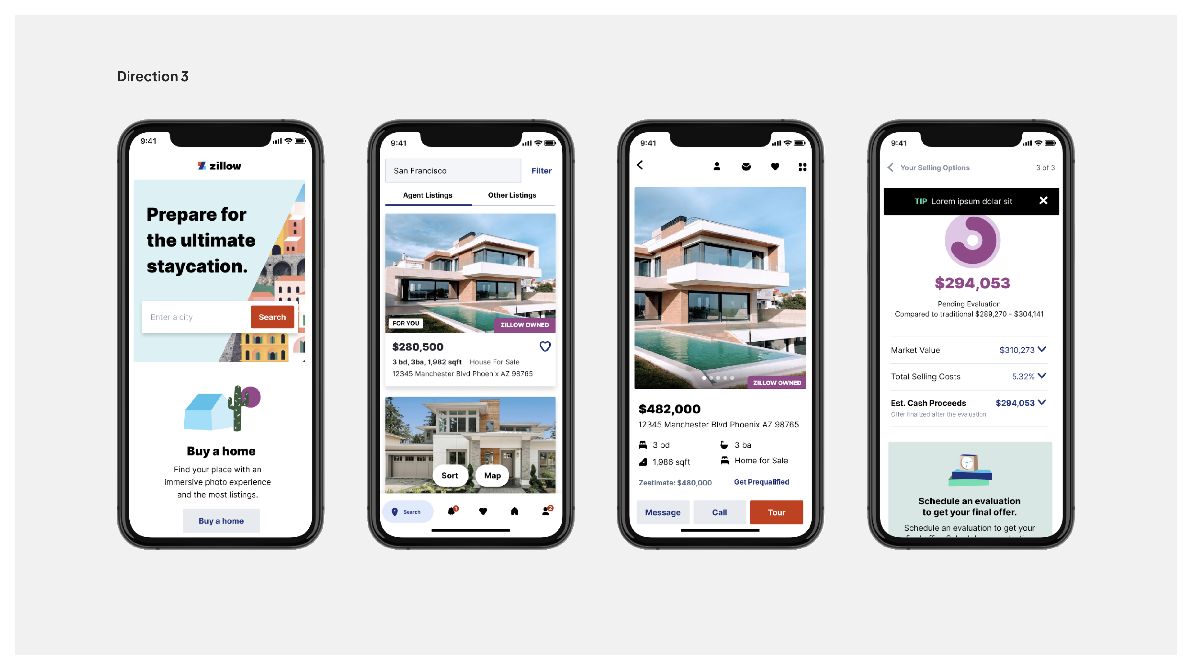 Zillow rebrand case study slide 10