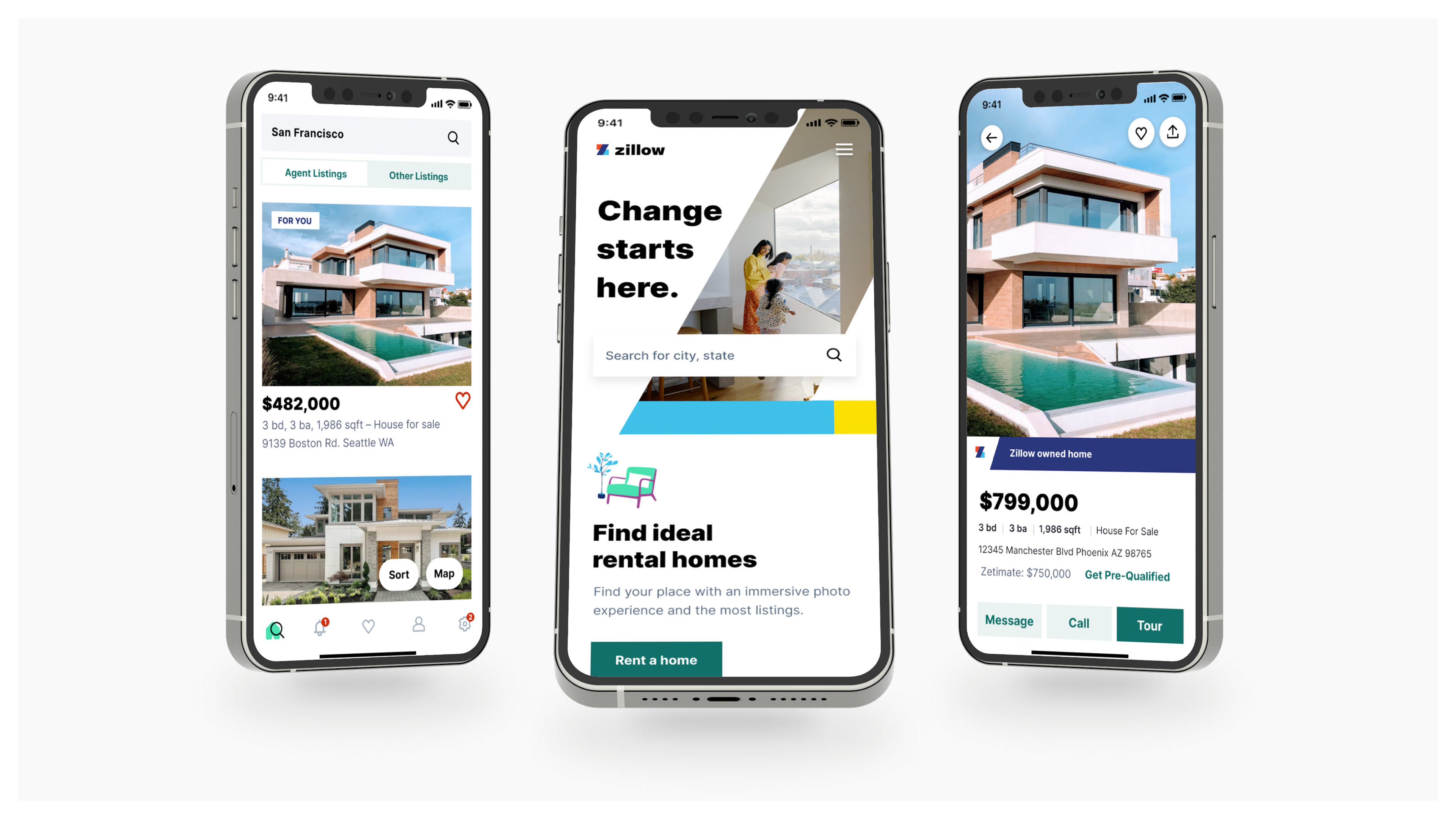 Zillow rebrand case study slide 21