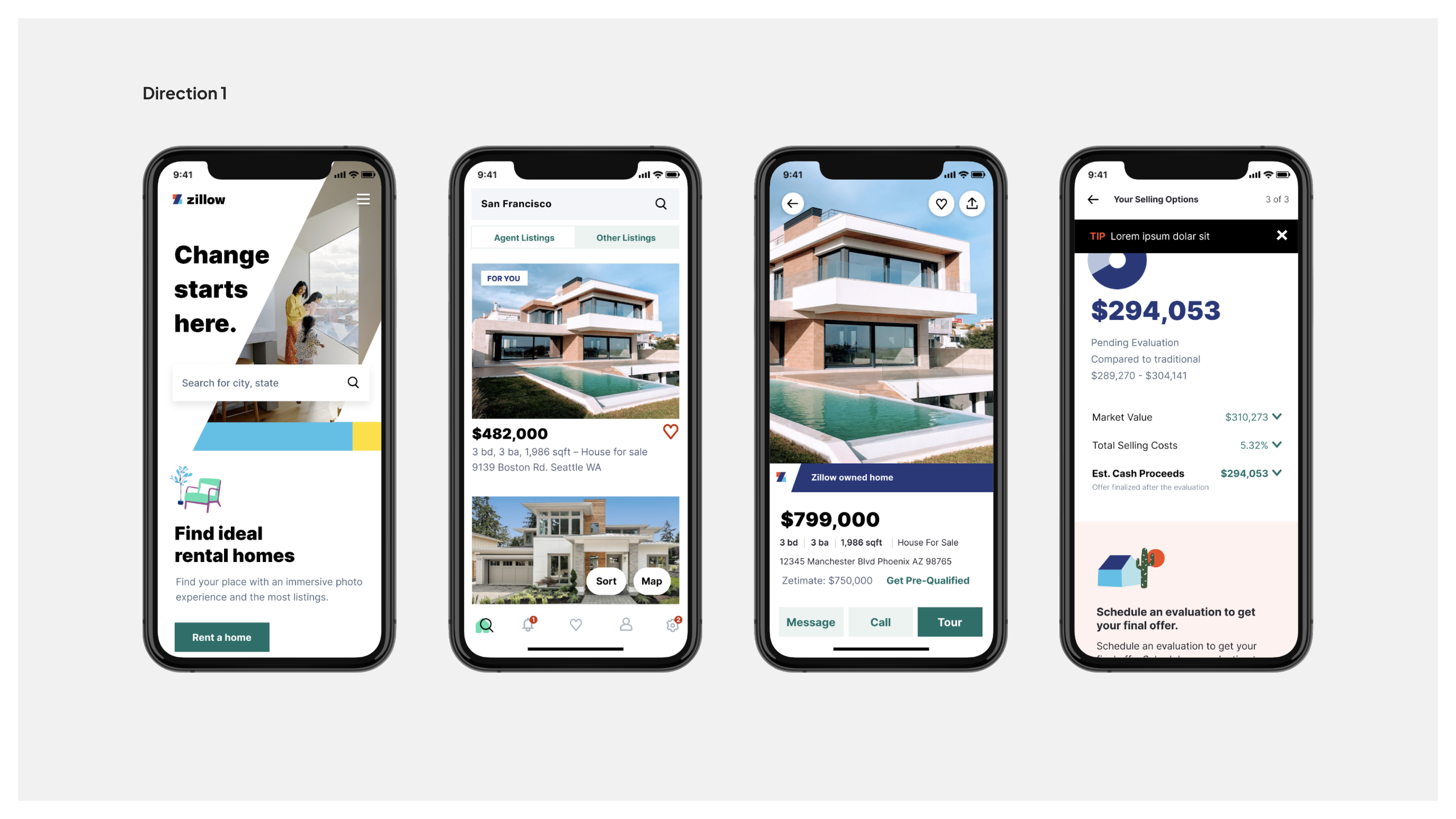 Zillow rebrand case study slide 8