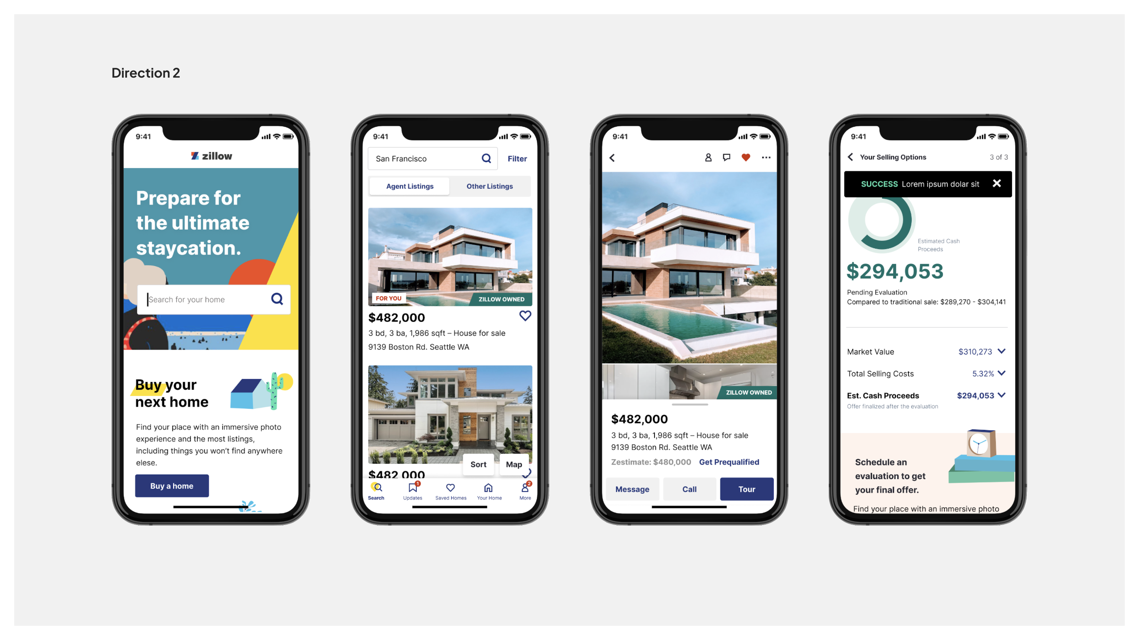 Zillow rebrand case study slide 9